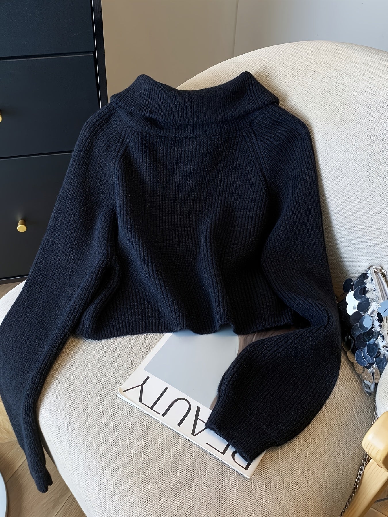 LARIA™ | Krótki polarowy półgolf z zamkiem