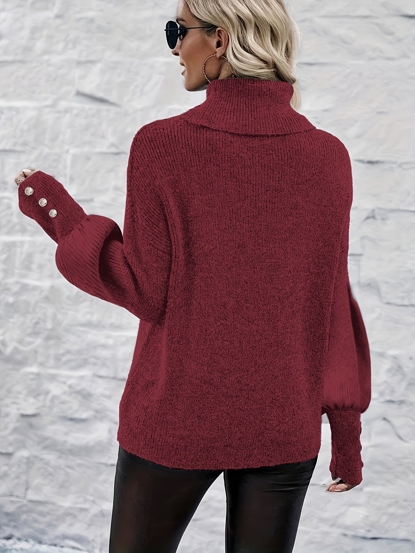 ARLETTE™ | Klasyczny Sweter z Golfem o Eleganckim Splocie