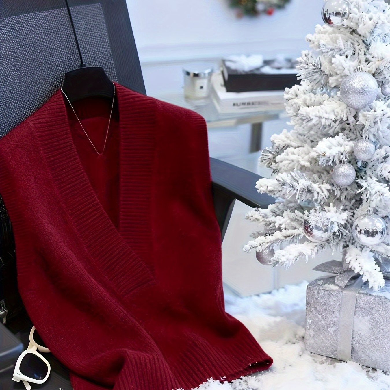 LARYSA™ | Elegancka dzianinowa kamizelka V-Neck na jesień i wiosnę