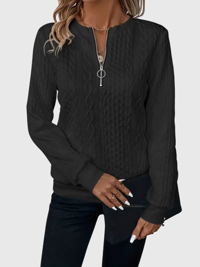 Nora™ | Sweter z zamkiem zasilającym