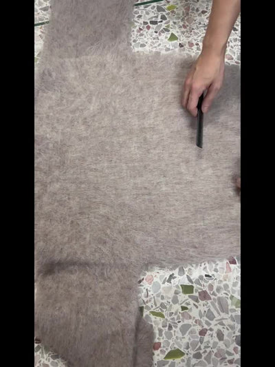 SOLINE™ | Alpaka Sweter z Okrągłym Dekoltem i Miękką Strukturą