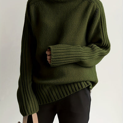 SERENA™ | Klasyczny Sweter z Golfem o Miękkiej Dzianinie