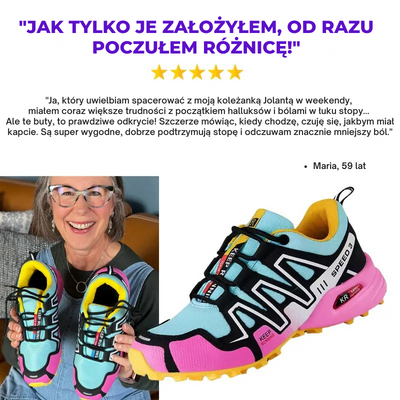 Sandra – Buty ortopedyczne do chodzenia zapewniające komfort