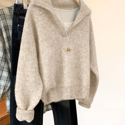 ELIZA™ | Miękki sweter z kołnierzem w stylu vintage