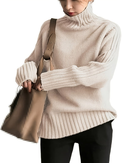 SERENA™ | Klasyczny Sweter z Golfem o Miękkiej Dzianinie