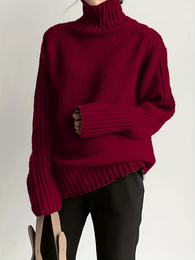 SERENA™ | Klasyczny Sweter z Golfem o Miękkiej Dzianinie