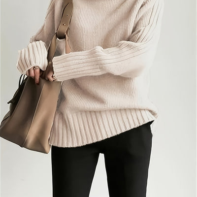 SERENA™ | Klasyczny Sweter z Golfem o Miękkiej Dzianinie