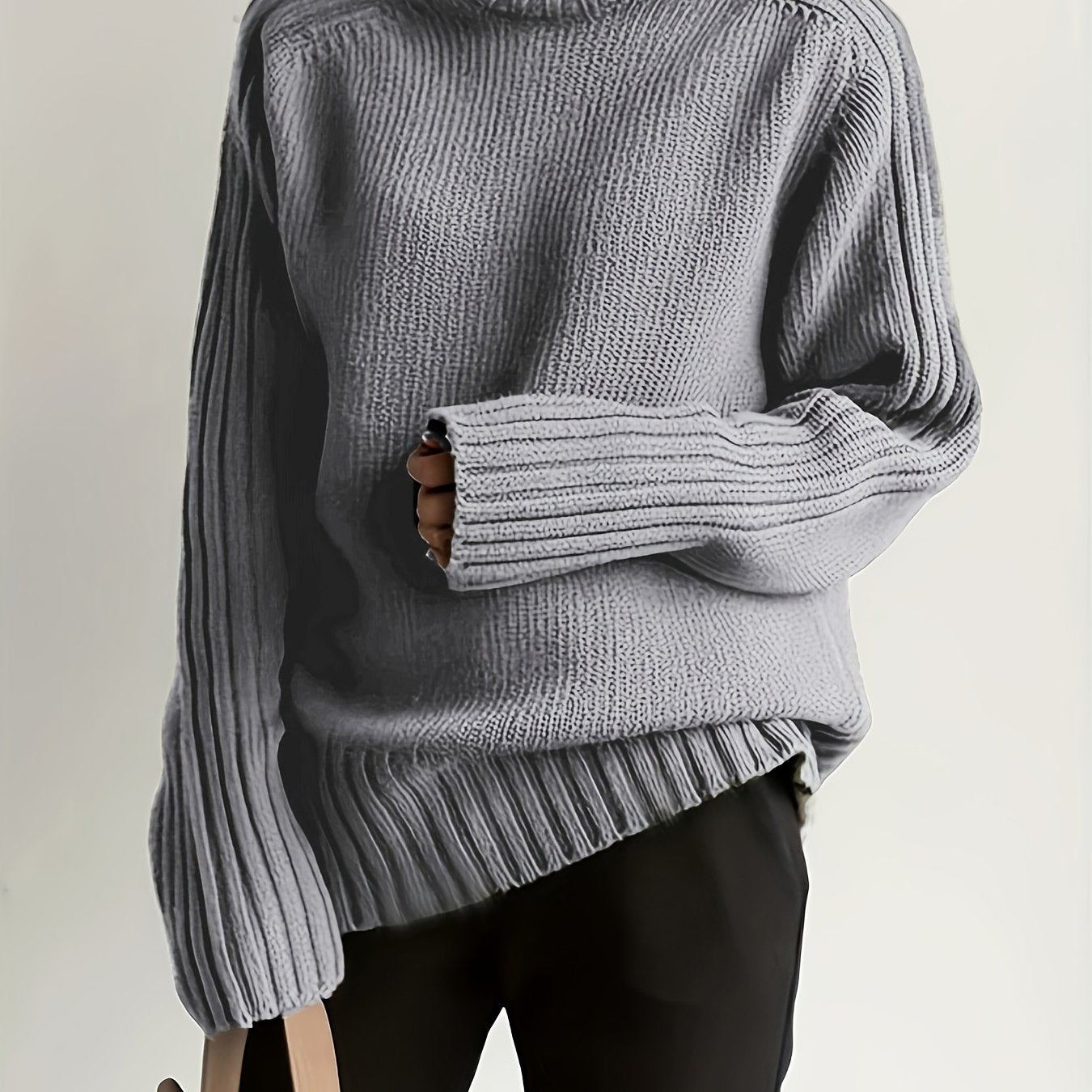 SERENA™ | Klasyczny Sweter z Golfem o Miękkiej Dzianinie