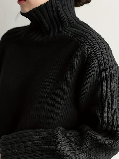 SERENA™ | Klasyczny Sweter z Golfem o Miękkiej Dzianinie