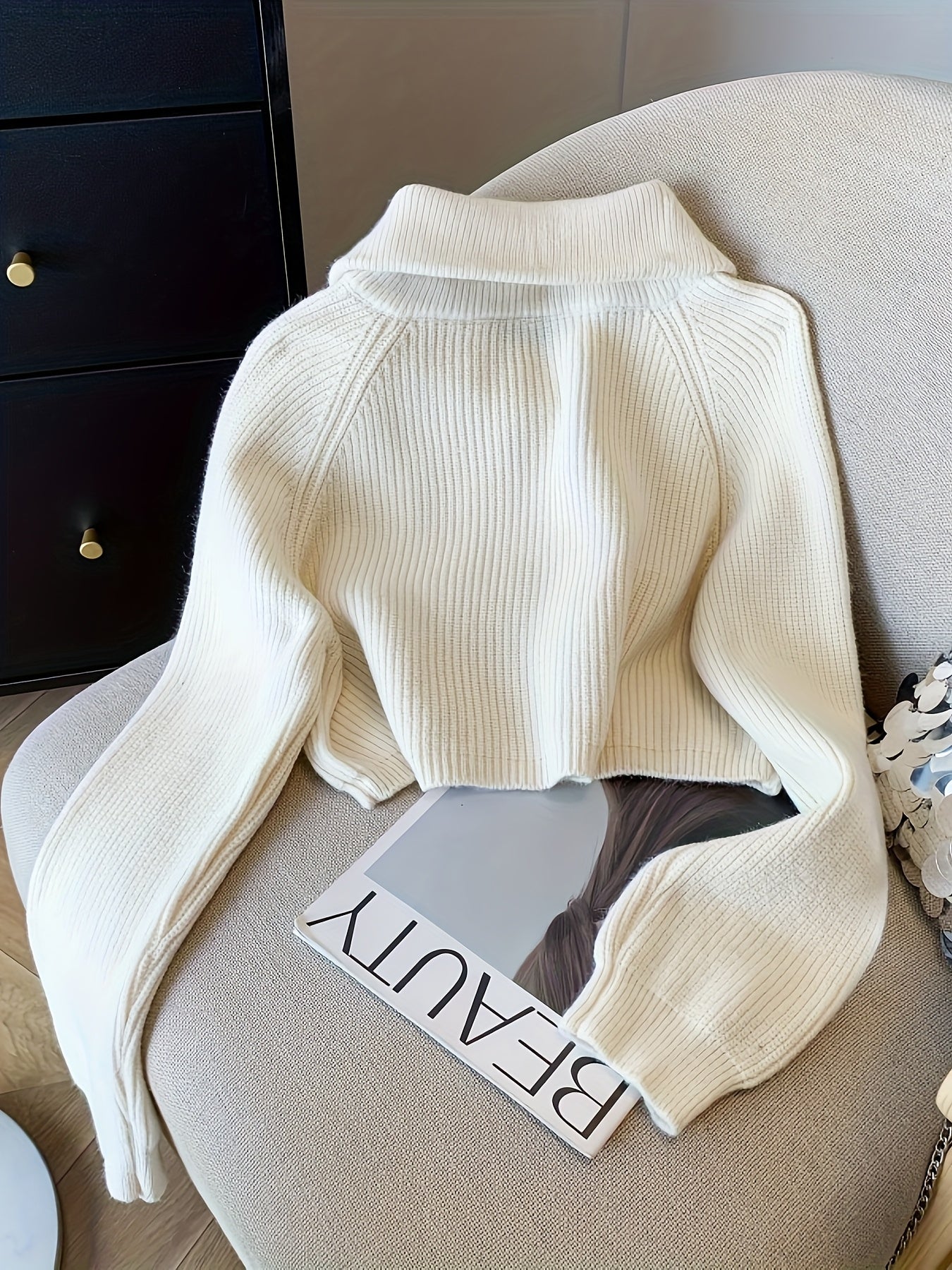 LARIA™ | Krótki polarowy półgolf z zamkiem