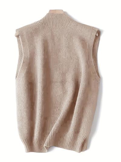 LARYSA™ | Elegancka dzianinowa kamizelka V-Neck na jesień i wiosnę