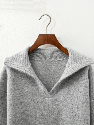 ELIZA™ | Miękki sweter z kołnierzem w stylu vintage