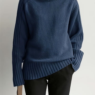 SERENA™ | Klasyczny Sweter z Golfem o Miękkiej Dzianinie