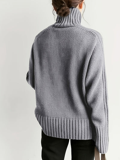 SERENA™ | Klasyczny Sweter z Golfem o Miękkiej Dzianinie