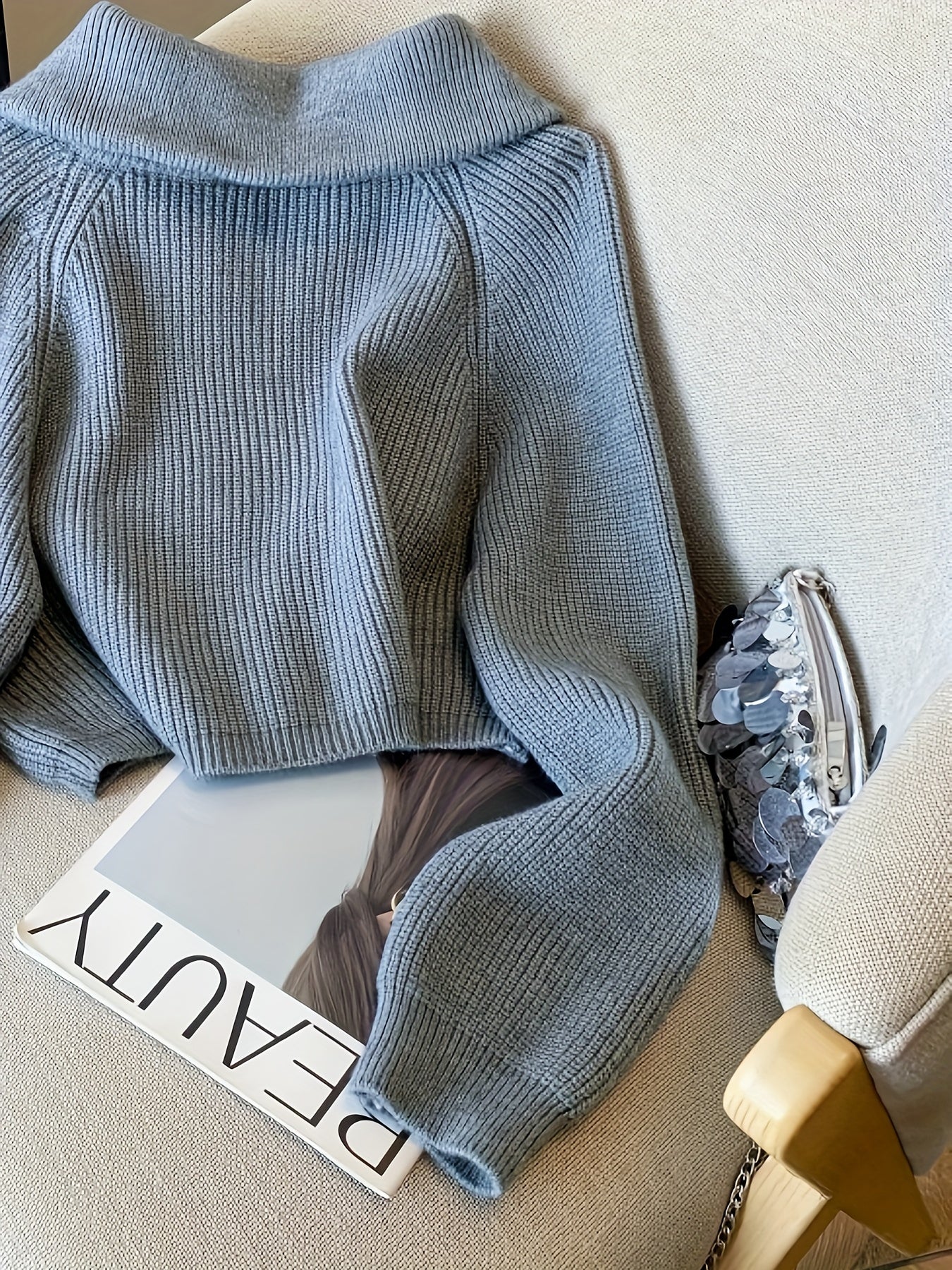 LARIA™ | Krótki polarowy półgolf z zamkiem